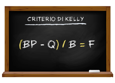La formula matematica della sistema criterio di Kelly