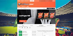 Leo Vegas scommesse sportive online homepage